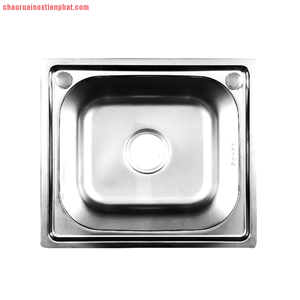 Chậu rửa bát Kagol inox dập một hố (KT:42x37x20 cm)