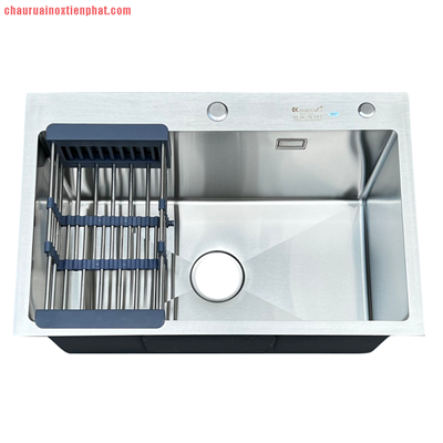 Chậu rửa bát inox Kagol đúc một hô (KT:680x450x240)