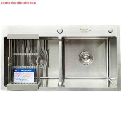 Chậu rửa bát Kagol hai hố cân KT:800x500x240)