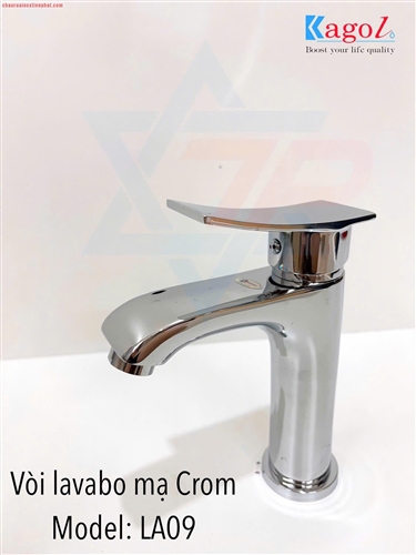 Vòi lavabo Kagol lõi đồng, chân tròn 19 cm