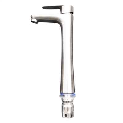 Vòi lavabo Kagol inox 304, chân tròn cao 28cm