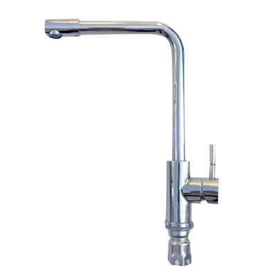 Vòi rửa bát Kagol inox nóng lạnh cần vuông, bóng