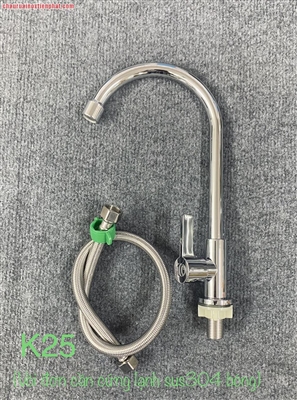 Vòi rửa bát nóng lạnh cần cứng bóng Kagol