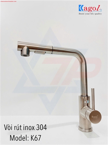 Vòi rút nóng lạnh thân ngắn K67