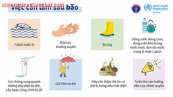 Bảo vệ sức khỏe cả nhà sau bão lũ 