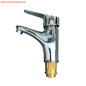 Vòi lavabo đồng 1 chân (PK: 2 dây cấp, không siphon)