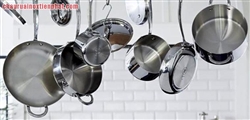 Vệ sinh chảo inox sạch bóng