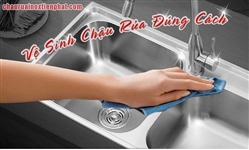 VỆ SINH CHẬU RỬA BÁT BẰNG 4 THỨ CÓ SẴN TRONG NHÀ BẾP