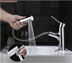 Vòi lavabo Kagol đầu rút dài